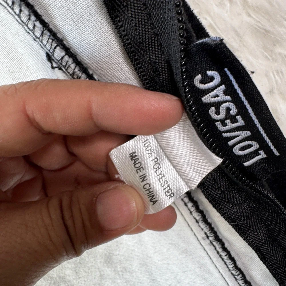 Lovesac‎ Sactionals Cover Black Padded Velvet Suede Replacement 36X21X3